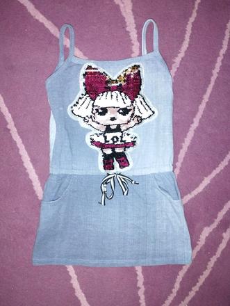 Lol šaty s trblietkami, 98