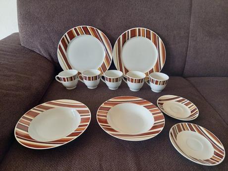 Retro šály,taniere, 