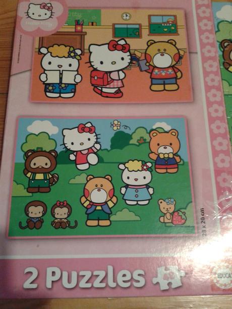 Puzzle 2 x hellou kitty - 3eur,