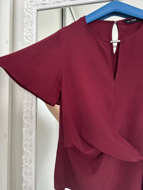 Bordová blúzka, f&f,s