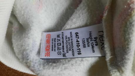 Mikina next + tričko dl.rukáv v.134, next,134