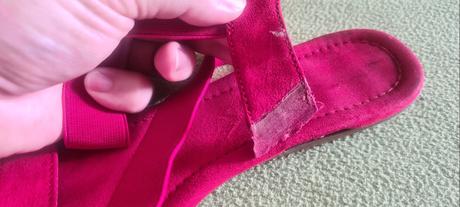 Červené sandále, deichmann,38