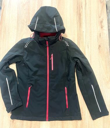 Softshelová turisticka bunda, s