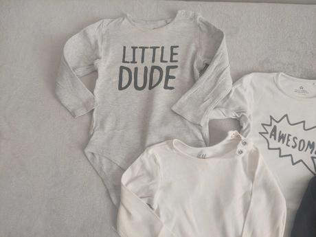 5ks balík body s dlhým rukávom veľ.86, h&m,86