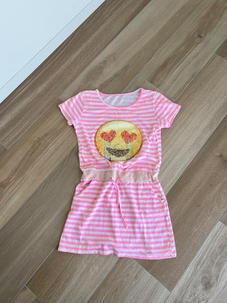 Šaty s meniacim obrázkom, h&m,146