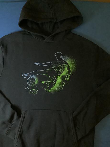 Mikina futbal, h&m,164