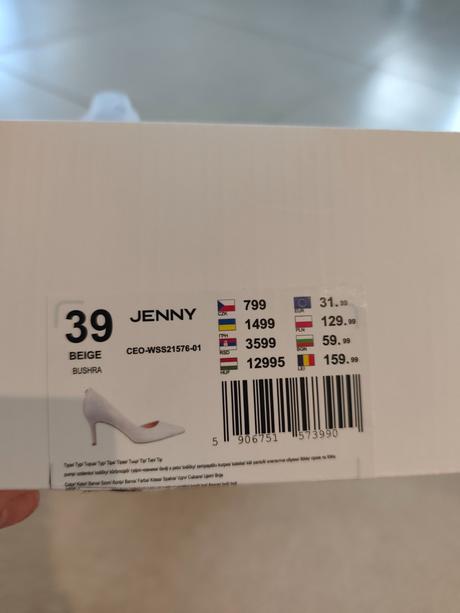 Lodičky jenny fairy 39, 39