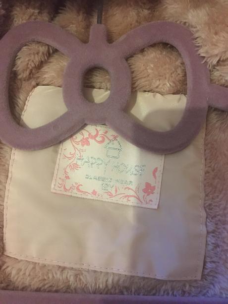 Bunda na zimu a zateplená čiapka s brmbolcami, 158