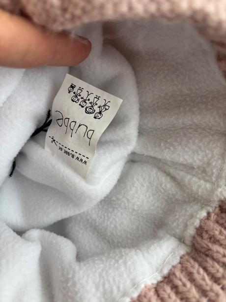 Bubbe set čiapka a nákrčník, bubbe