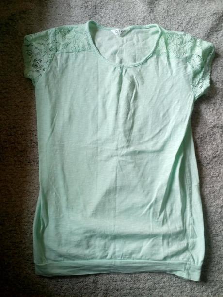 Tričko s čipkou, xs