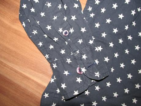 Tmavo modrá košeľa s hviezdičkami v. 128/134, terranova,128