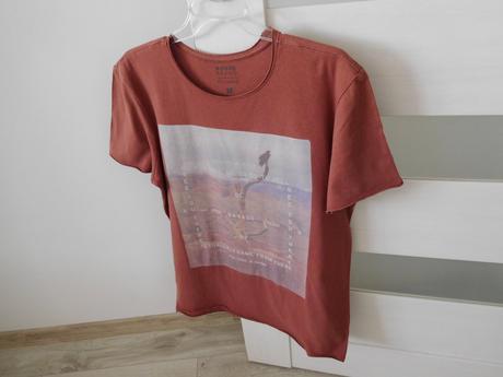 Tričko bavlnené m, v hnedej farbe,, m