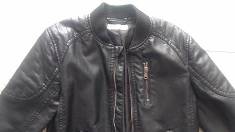 Koženková bunda, h&m,128