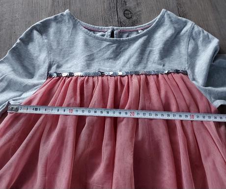 Šaty s volánmi, mini boden,140