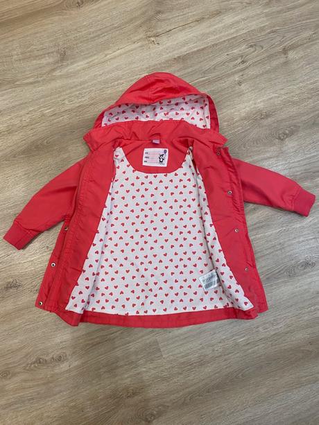Červený dievčenský kabátik takko - č. 110, takko,110