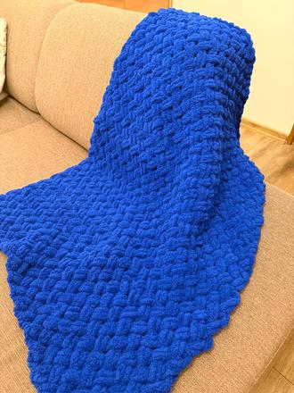 Puffy deka kralovska modra pre babatko 70x90,