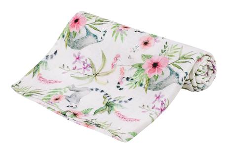 Bocioland bambusová plienka 75x75cm lemur,