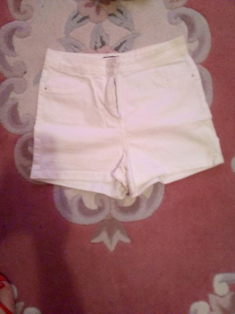 Riflové biele, denim,m