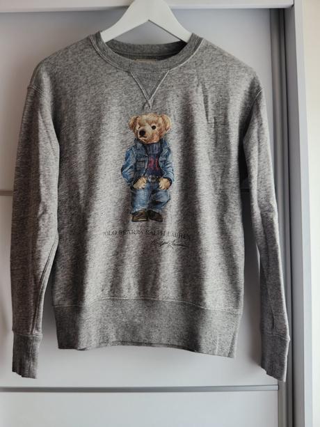 Ralph lauren bear originál dámska mikina, ralph lauren,s / xs