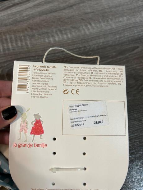 Moulin roty - hus plyšova 30 cm,