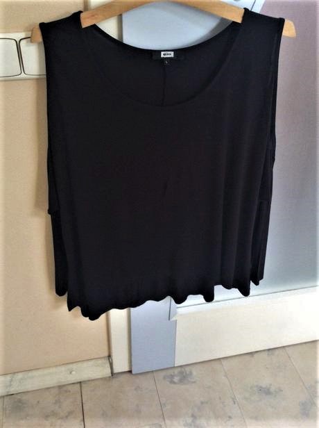 Oversize tričko s otvormi na ramenách bik bok l/xl, xl