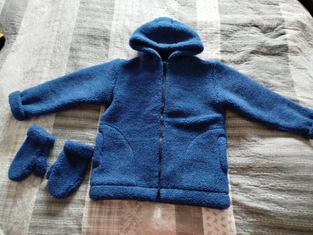 Kabát+rukavice, 134