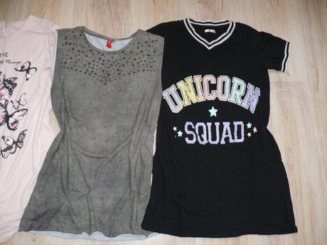 Predlžené tričká s/m 2eu/ks, s