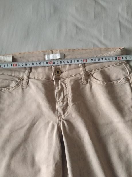 Dámske béžové nohavice mac, mac,40