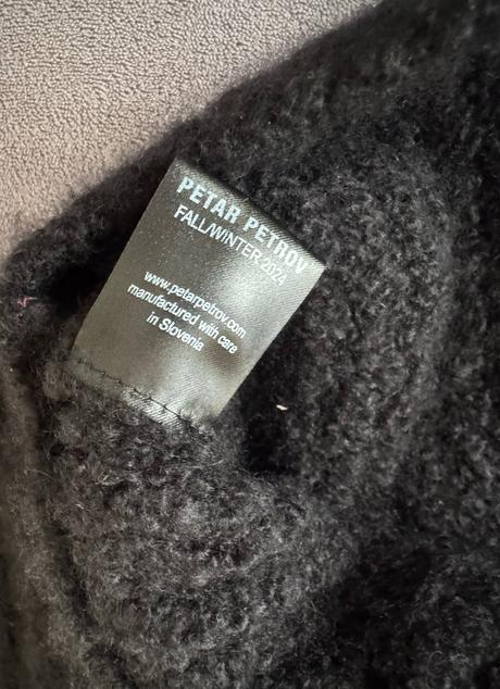 Petar petrov vlnený sveter s prímesov hodvábu, s