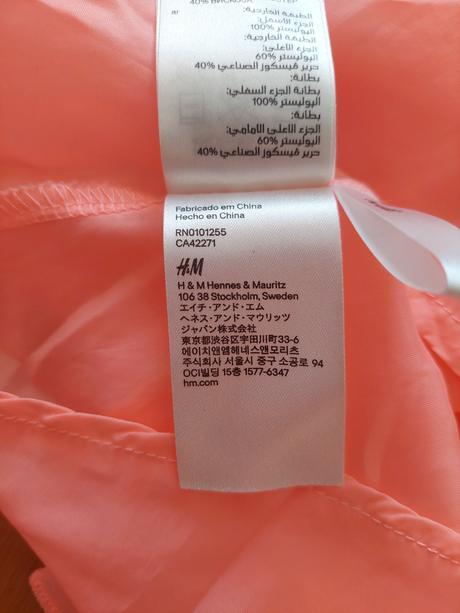 Dievčenské šaty, h&m,128