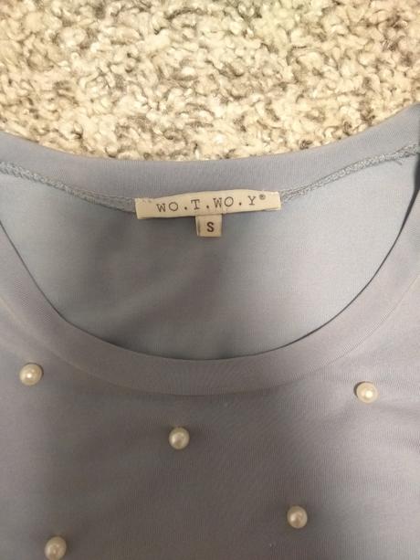 Tričko s perličkami, s