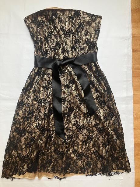 Dámske čipkované midi šaty so stuhou, orsay,l