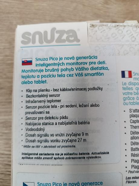 Snuza smart monitor pohybu pico, snuza