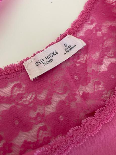 Ruzove tielko gilly hicks, abercrombie&fitch,s