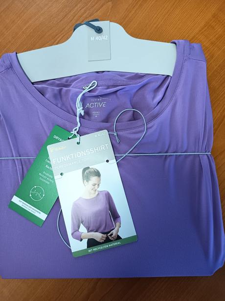 Nové funkčné tričko s 3/4 rukávmi, 40/42 tchibo, m