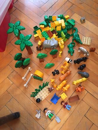 Lego duplo šelmy velka sada -gepard, puma +kocky,