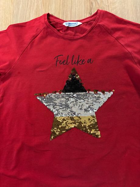 Tričko s preklápacou aplikáciou, mayoral,140