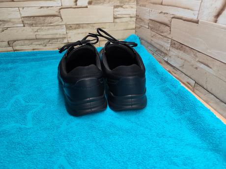 Ecco 45 - pánske kožené čierne topánky, ecco,45