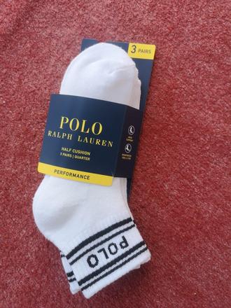 Ralph lauren ponožky 3 páry 36-42, ralph lauren,36 - 42
