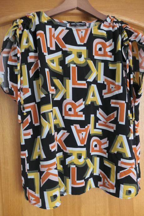 Karl lagerfeld original krasna,kvalitna bluzka/top, m
