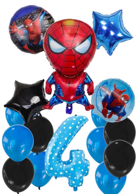 Balóny spiderman - až 15/16/17 kusov, 