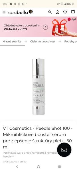 Skúsenosti s Vitamínovým SÉROM VT Reedle Shot 50?