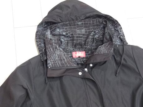 Čierna vetrovka bunda, 48