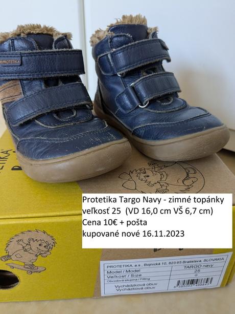 Protetika targo navy - zimné topánky, protetika,25