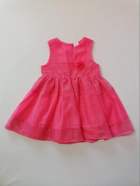 Slavnostne šaty ružove, h&m,92