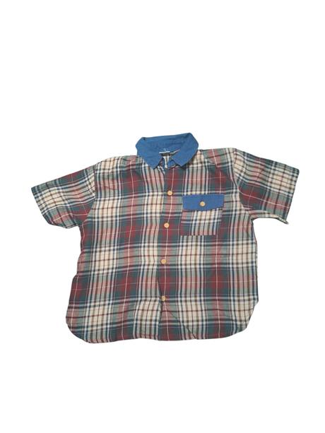 Chlapčenská károvaná košeľa, 122