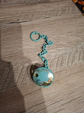 Zelená retiazka na cumlík, suavinex