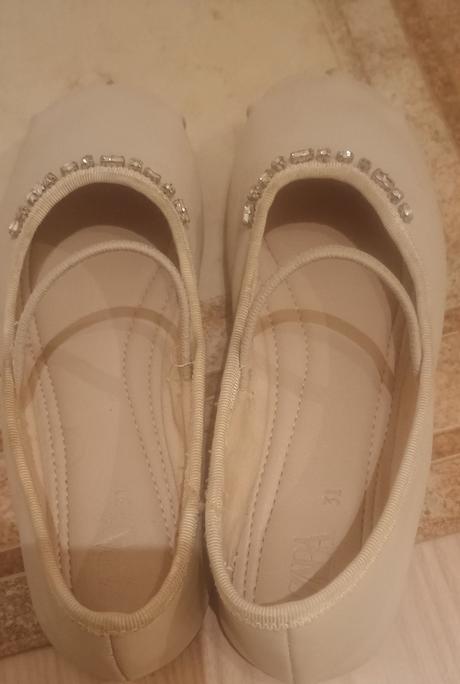 Baleriny zara 31 kremove, zara,31