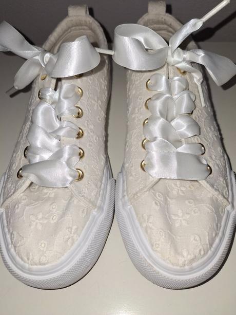 Biele madeirové tenisky, plátenky, espadrilky, zna, reserved,38