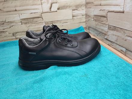 Prabos 46 - čierne kožené gore-tex topánky, 46